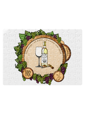 Vínny horoskop: Panna puzzle White