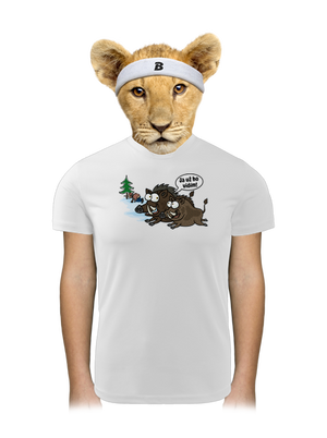 Ja už ho vidím detské športové tričko White