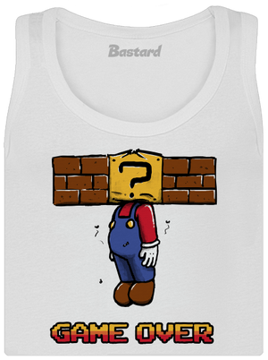 Game Over dámske tielko klasické White