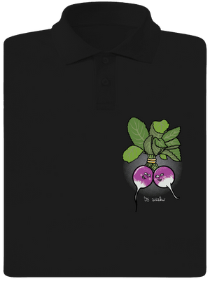 Reďkovky vo zväzku pánska polokošeľa Black