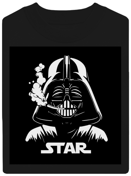 Darth Star unisex mikina bez kapucne Black
