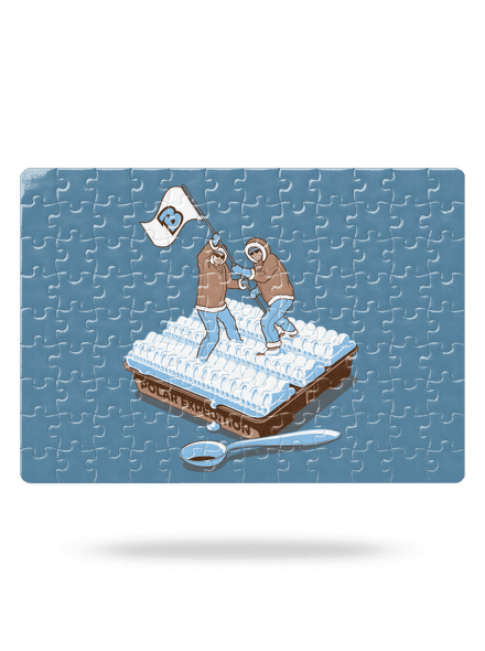 Polárna expedícia puzzle White