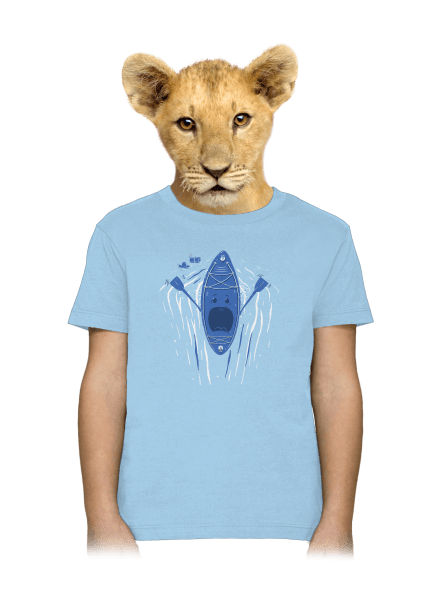 Ahhhh! detské tričko Sky Blue