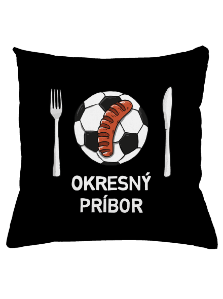 Okresný príbor vankúš Black