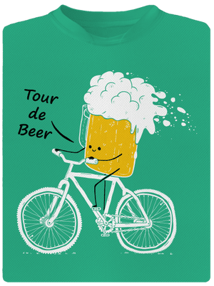 Tour de beer pánske športové tričko Mint Mal