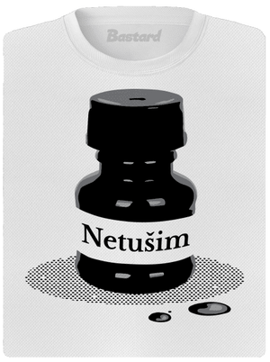 Netušim dámske športové tričko White