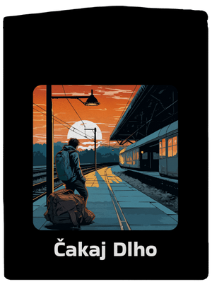 Čakaj dlho dámska mikina na zips Black