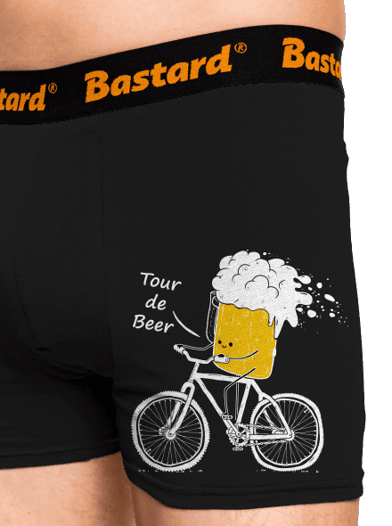 Tour de beer boxerky Black