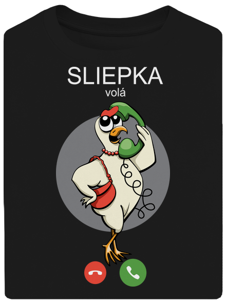 Sliepka volá unisex tričko oversized Black