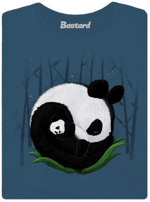 Dve spiace pandy dámske tričko prémium Petrol Blue