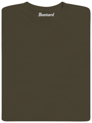 Bez potlače pánske dlhý rukáv Urban Khaki