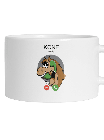 Kone volajú hrnček makronka White