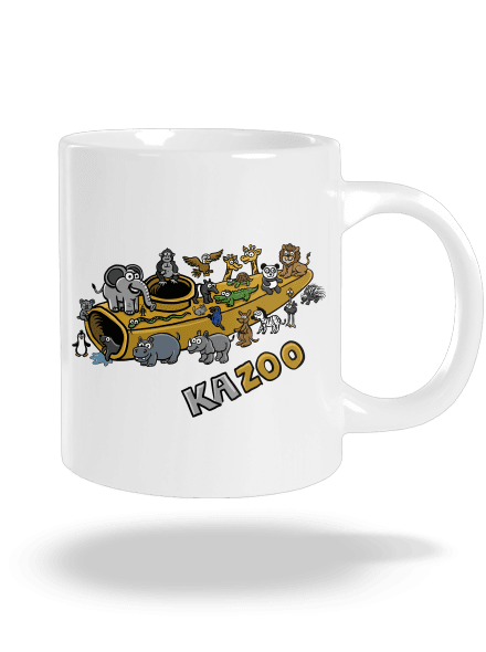 KaZoo veľký hrnček White