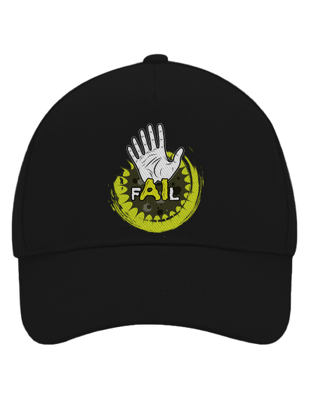 AI Fail šiltovka baseballka Black