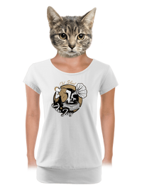 dámske tričko s lemom