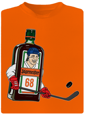 Jágrmeister pánske športové tričko Neon Orange