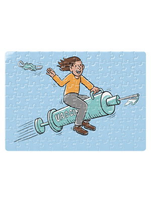 Oslobodenie puzzle White