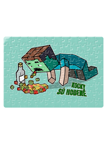 Kocky sú hodené puzzle White