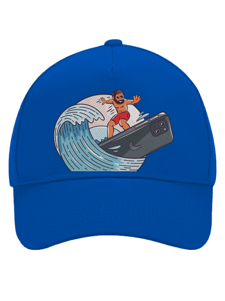 Som surfer šiltovka baseballka Bright Royal