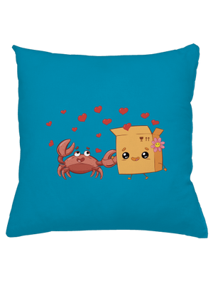 Krab a krabica vankúš Blue Turquoise