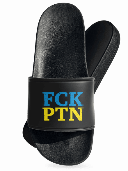 FCK PTN šľapky Black