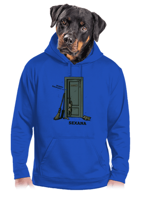 Sexana pánska mikina klokanka Royal