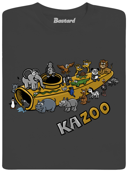 KaZoo pánske dlhý rukáv Dark Grey