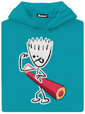 Svaly detská mikina klokanka Hawaiian Blue