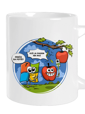 Padám iba raz veľký hrnček White