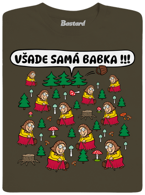 Všade samá babka pánske dlhý rukáv Urban Khaki