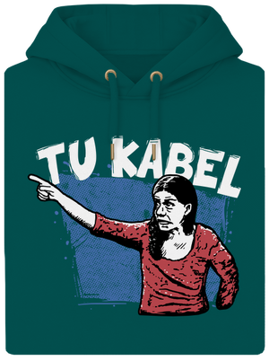 Tukabel unisex mikina premium Emerald Green