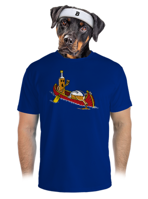 Rumáci pánske športové tričko Royal Blue Mal