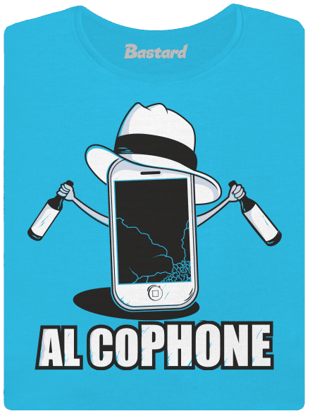 Al Cophone dámske tričko s lemom Blue Atol