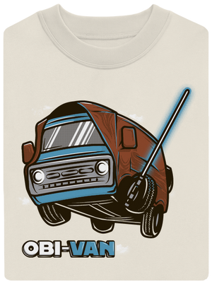 Obi Van unisex mikina bez kapucne Off White