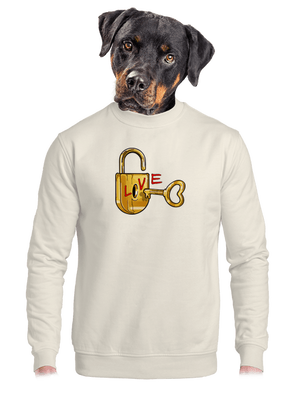 unisex mikina bez kapucne