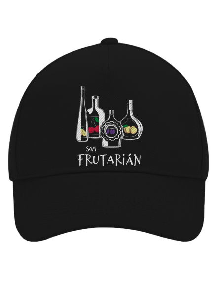 Frutarián šiltovka baseballka Black