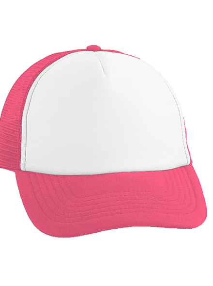 Bez potlače šiltovka truckerka Fluorescent Pink cap
