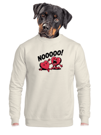 unisex mikina bez kapucne