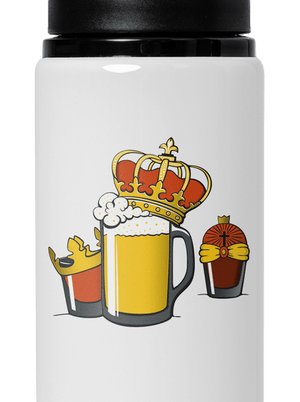 Traja králi flaša na vodu White