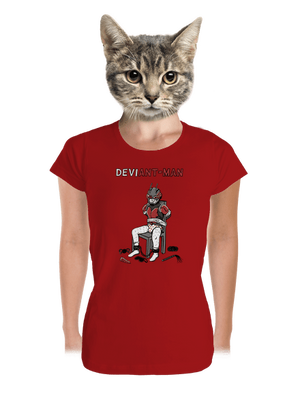 DeviAnt-man dámske tričko prémium Red Mal