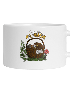 Na hubách hrnček makronka White