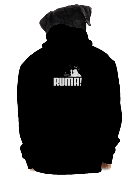 Ruma pánska mikina na zips Black