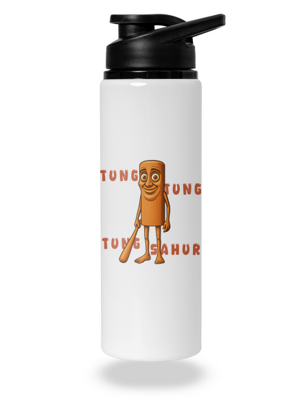 Tung Tung Tung Sahur – Italian Brainrot flaša na vodu White