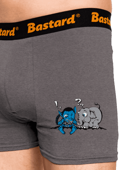 Error 501 boxerky Gray Melange
