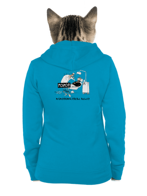 dámska mikina na zips