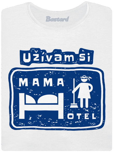 Mama Hotel dámske tričko s lemom White