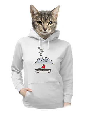 dámska mikina klokanka