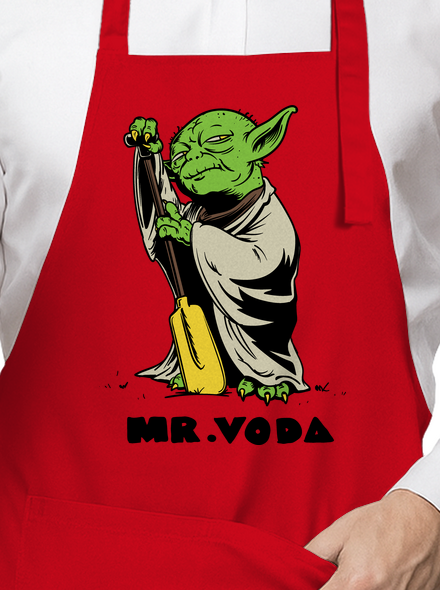 Mr. Voda zástera Red