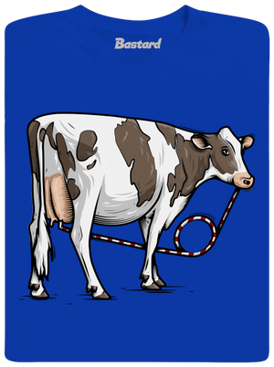 Cow drink detské tričko Royal Blue