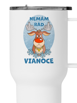 Nemám rád Vianoce termohrnček White